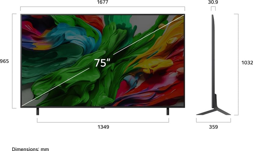 LG QNED85T 75" 4K QNED AI Smart TV (2024)
