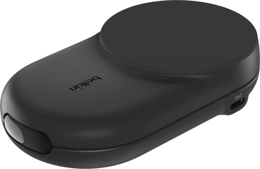 Belkin UltraCharge 25w Qi2 2in1 Magnetic Charger plus 1.5m Musta