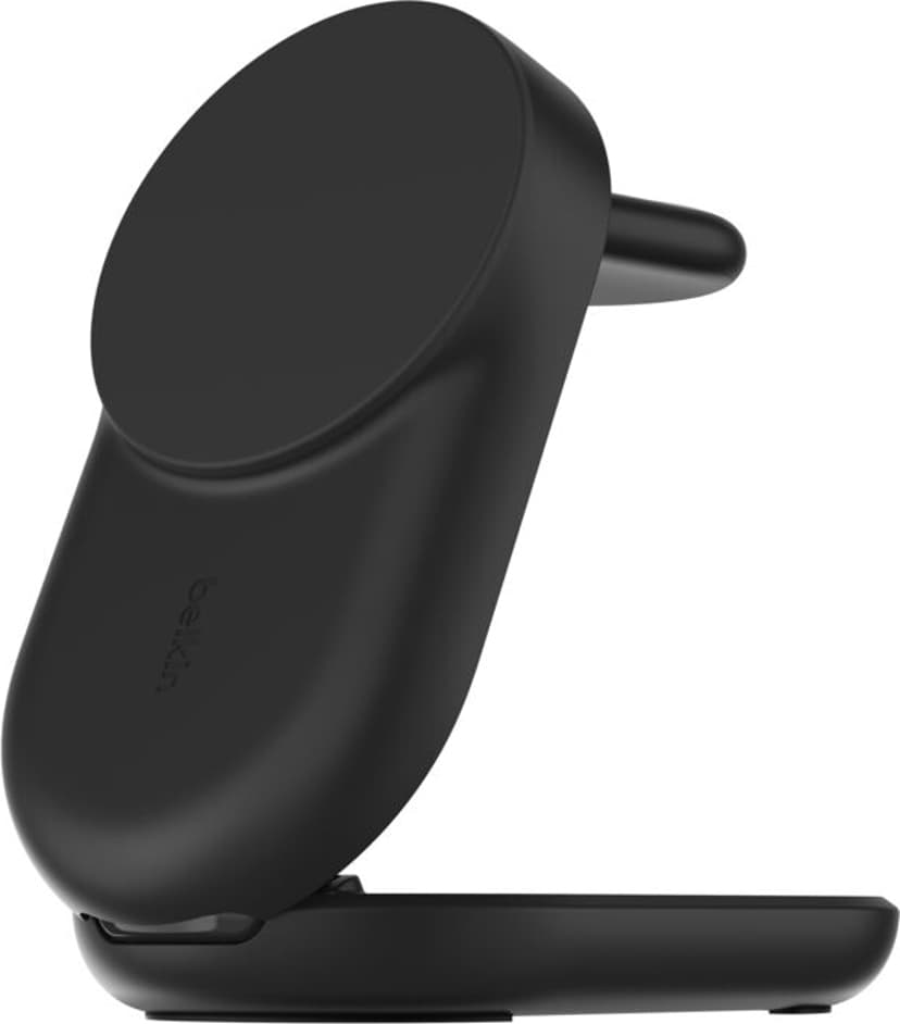 Belkin UltraCharge 25w Qi2 3in1 Magnetic Charger 1.5m Musta