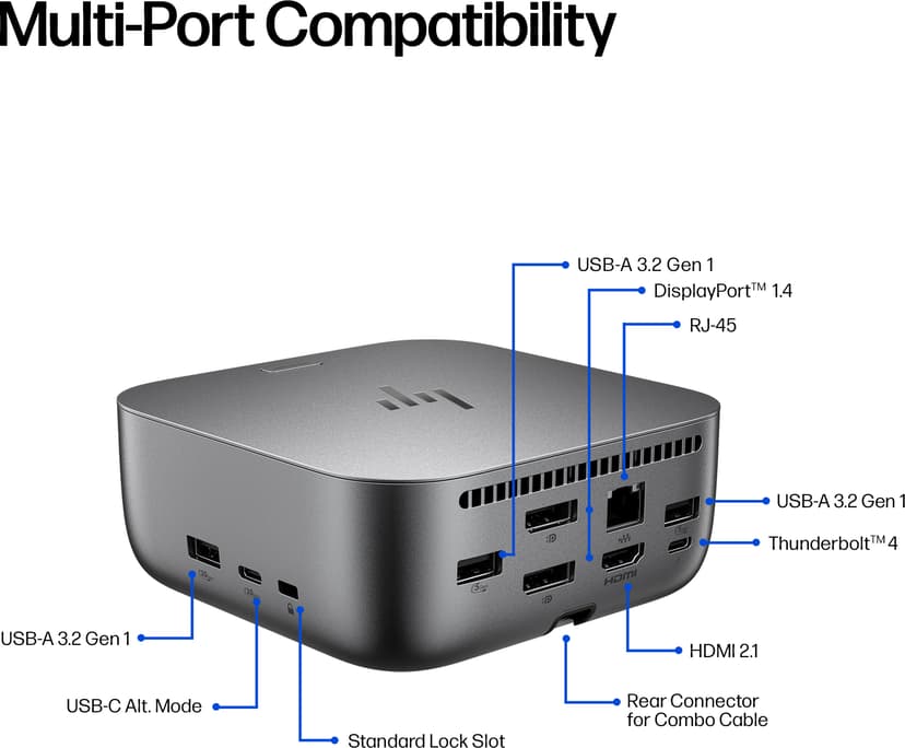 HP Thunderbolt 4 G6 Dock Thunderbolt 4