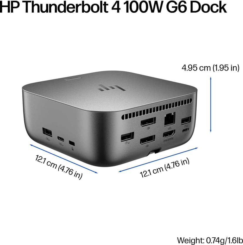 HP Thunderbolt 4 G6 Dock Thunderbolt 4