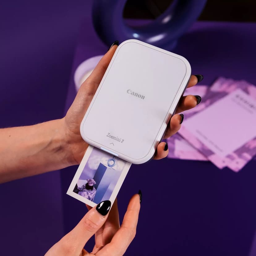 Canon Zoemini 2 — bärbar färgskrivare i vitt