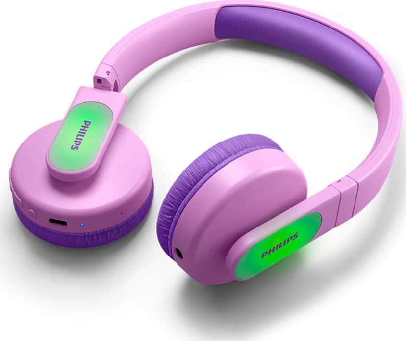 Philips K4206 Kids Wireless Stereo USB-C Rosa