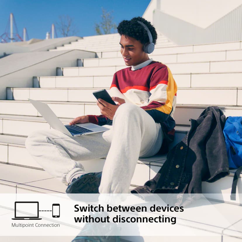 Sony WH-CH520 Trådlösa Hörlurar Stereo USB-C Blå