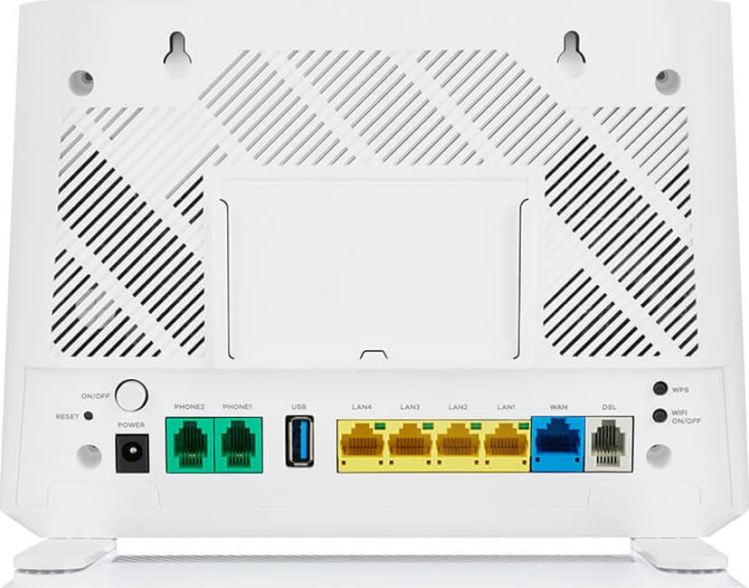 Zyxel DX3301-T0 langaton reititin Gigabitti Ethernet Kaksitaajuus (2,4 GHz/5 GHz) Valkoinen