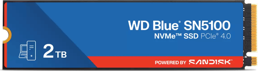 SanDisk WD Blue SN5100 2TB M.2 PCIe 4.0