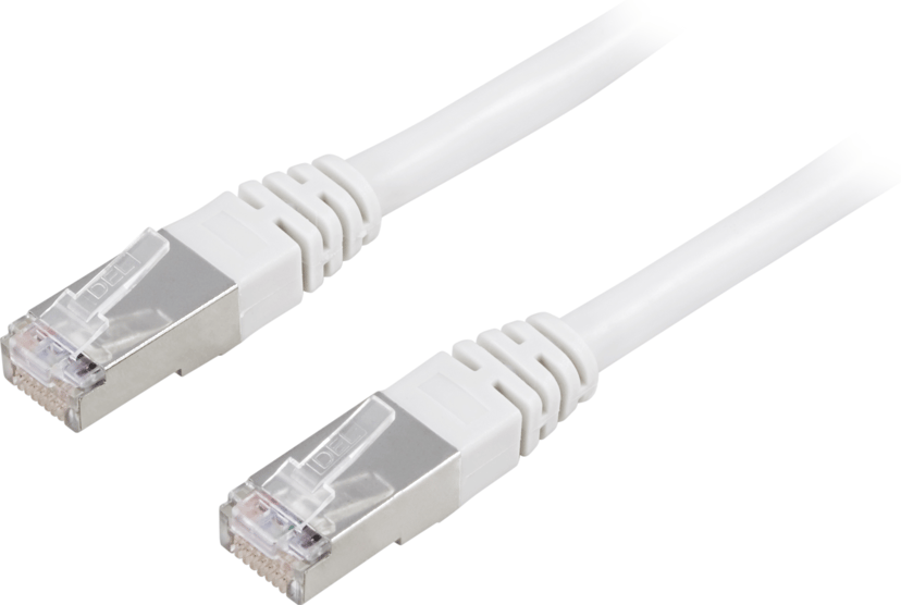 Deltaco STP-615V RJ-45 Cat 6 15m Valkoinen