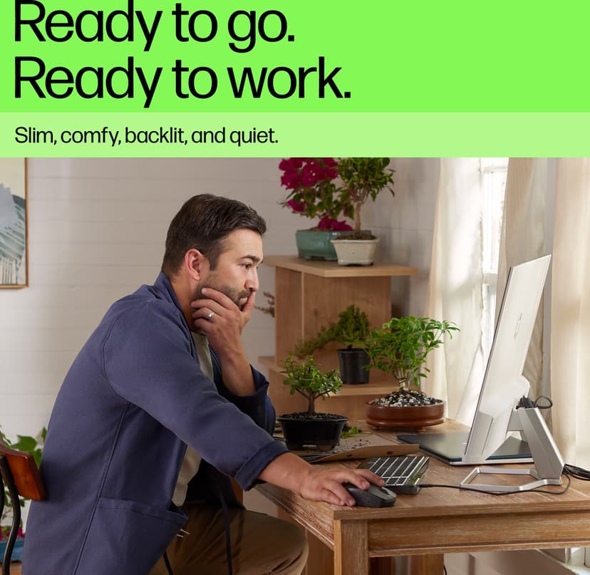 HP 405 Taustavalaistu langallinen näppäimistö Langallinen Pohjoismainen