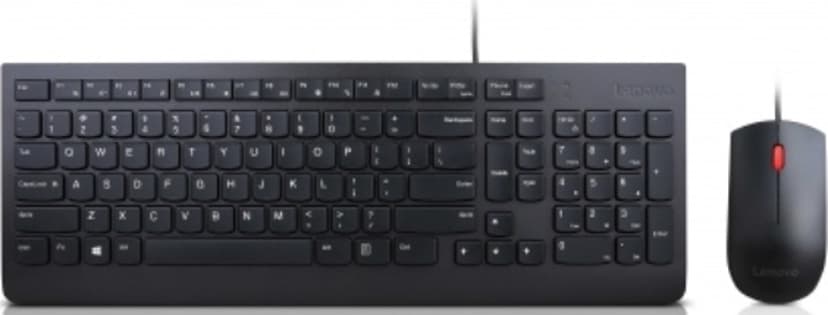 Lenovo Essential Wired Combo Langallinen Ruotsi, Suomi