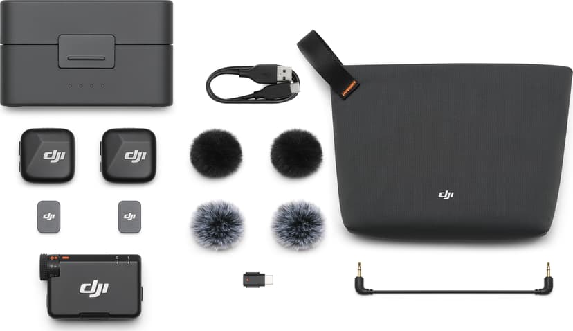 DJI Mic Mini - 2 TX + 1 RX + laddningsfodral