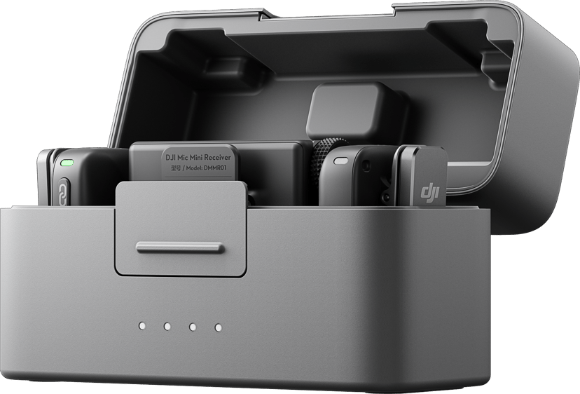 DJI Mic Mini - 2 TX + 1 RX + Charging Case - (Löytötuote luokka 2)