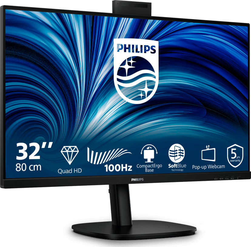 Philips 32B2U3601H 31.5" 2560 × 1440pixels IPS 16:9 100Hz