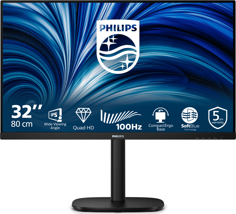 Philips 32B2N3500 31.5, 31.5 inch/80 cm" 2560 × 1440pixels IPS 16:9 100Hz