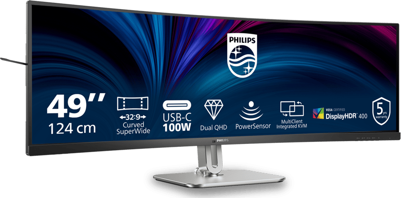 Philips 49B2U5900C Curved 48.8" 5120 × 1440pixels VA 32:9 75Hz