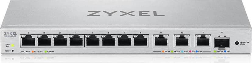Zyxel XGS1250 12-Port Multi Gigabit Switch - (Fyndvara klass 2)