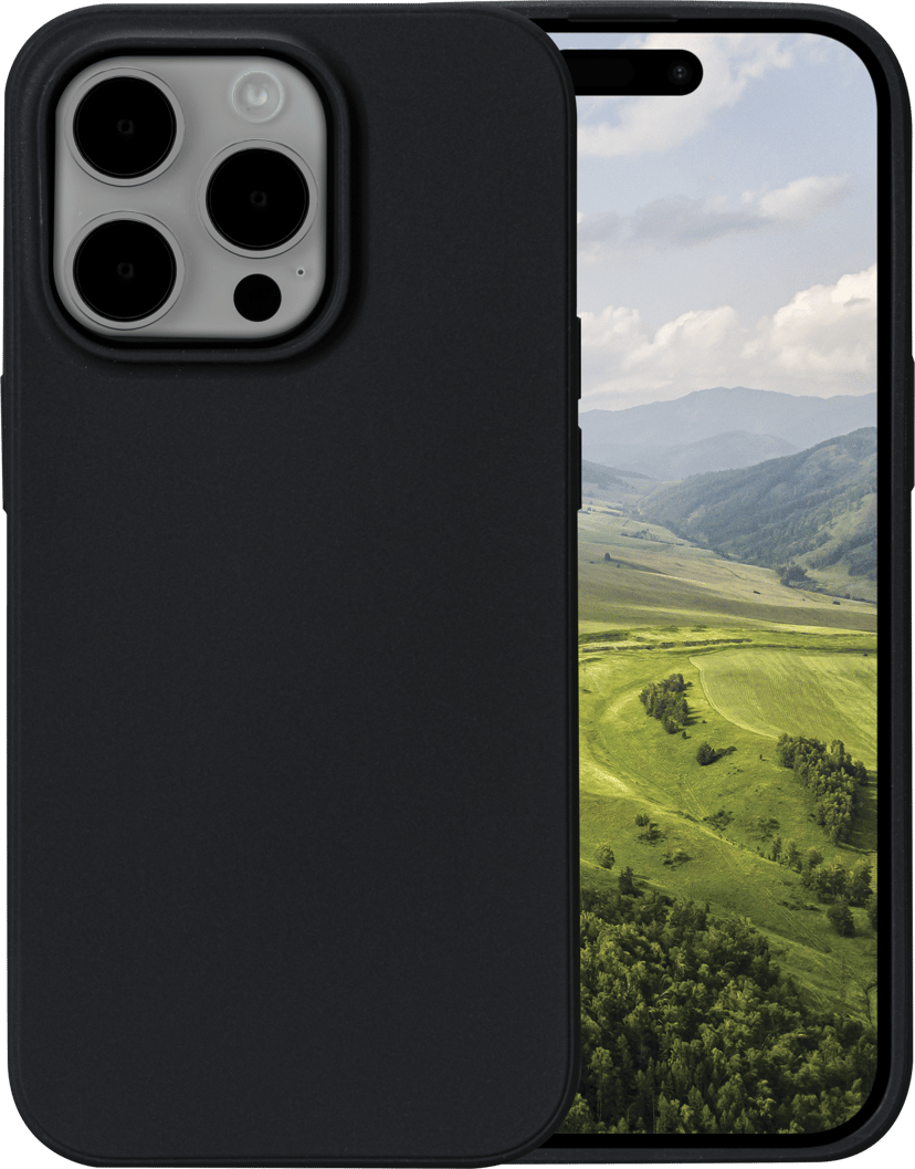 dbramante1928 Greenland 100% gerecycled Plastic iPhone 15 Pro Zwart