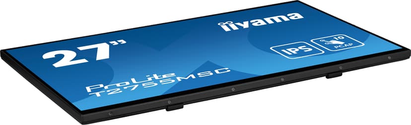 iiyama ProLite T2755MSC-B1 computer monitor 68,6 cm (27") 1920 x 1080 Pixels Full HD LED Touchscreen Tafelblad Zwart 27" 1920 × 1080pixels IPS 16:9 60Hz