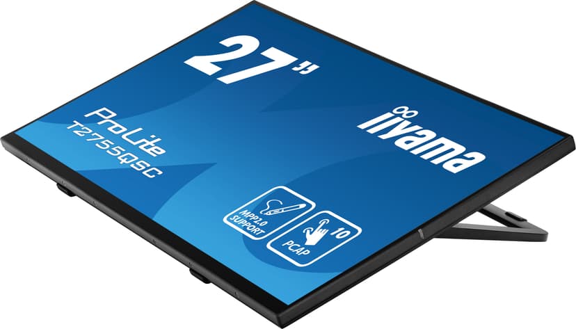 iiyama ProLite T2755QSC-B1 27" IPS WQHD PCAP USB Svart 27" 2560 × 1440pixels IPS 16:9 75Hz
