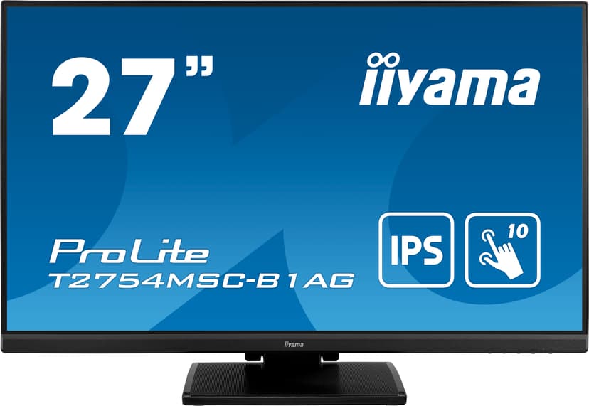 iiyama ProLite T2754MSC-B1AG 27" Touch FHD IPS 16:9 27" 1920 × 1080pixels IPS 16:9 60Hz