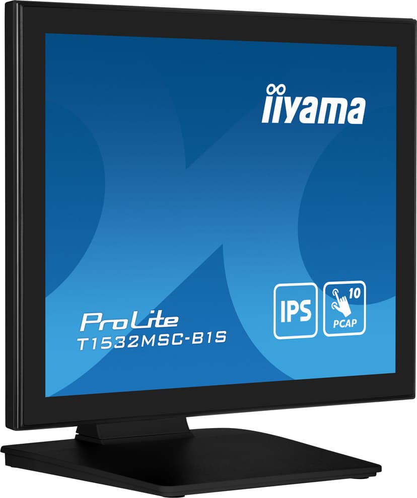 iiyama ProLite T1532MSC-B1S PC-skjerm 38,1 cm (15") 1024 x 768 piksler XGA LCD Berøringsskjerm Svart 15" 1024 × 768pixels TN 4:3