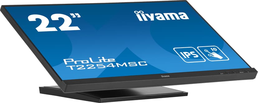 iiyama Prolite T2254MSC-B1AG 21.5" PCAP 10P-Touch FHD 16:9 21.5" 1920 × 1080pixels IPS 16:9 60Hz