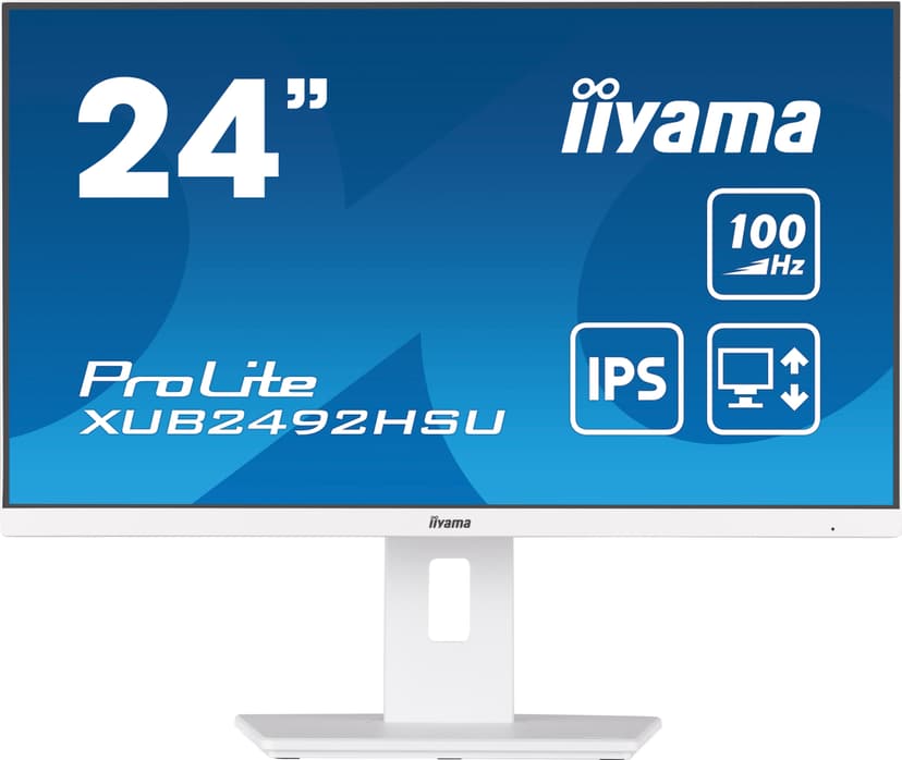 iiyama ProLite XUB2492HSU-W6 23.8" 1920 × 1080pixels IPS 16:9 100Hz