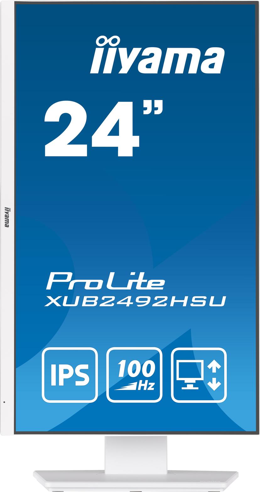 iiyama ProLite XUB2492HSU-W6 23.8" 1920 × 1080pixels IPS 16:9 100Hz