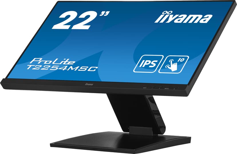 iiyama Prolite T2254MSC-B1AG 21.5" PCAP 10P-Touch FHD 16:9 21.5" 1920 × 1080pixels IPS 16:9 60Hz