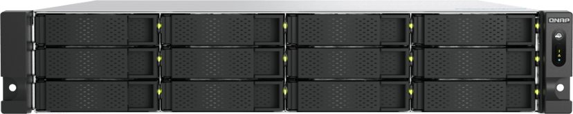 QNAP TS-H1277AXU-RP NAS Rack (2U) AMD Ryzen™ 7 32 GB DDR5 0 TB QuTS hero Svart