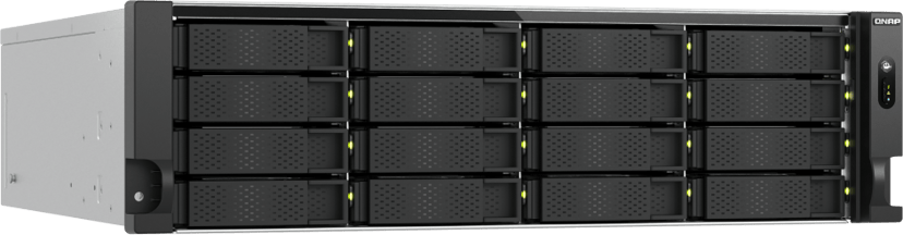 QNAP TS-H1677AXU-RP Lagringsserver Rack (3U) AMD Ryzen™ 7 7745 32 GB DDR5 0 TB QNAP QTS Svart, Grå