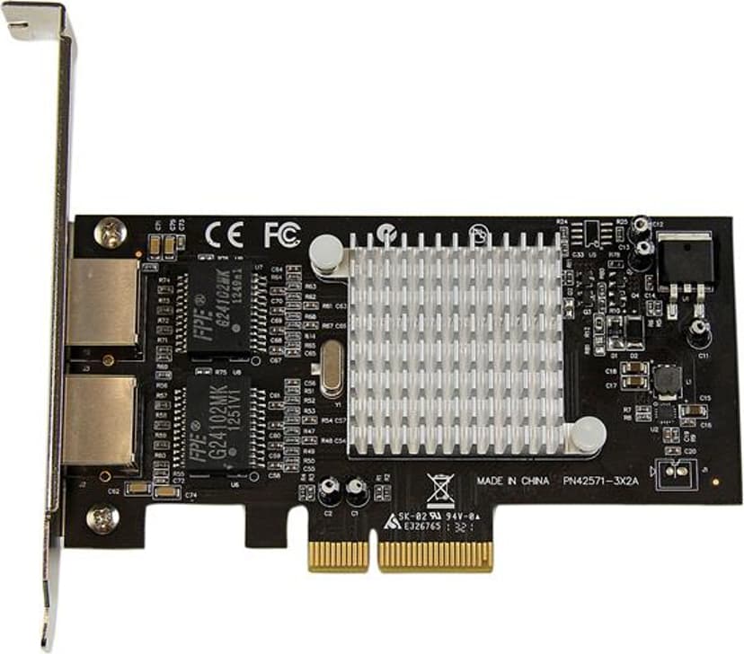 Startech StarTech.com 2-poorts PCI Express (PCIe x4) gigabit ethernet server netwerk- adapter kaart Intel i350 NIC