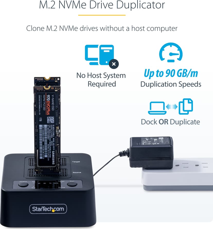 Startech 1:1 M.2 Standalone M.2 NVME SSD Cloner/Copier/Dupliocator