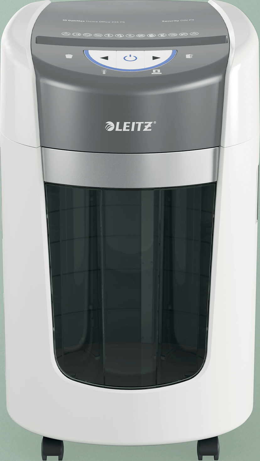 Leitz IQ OptiMax Home Office 225 Dokumentförstörare P5 15L