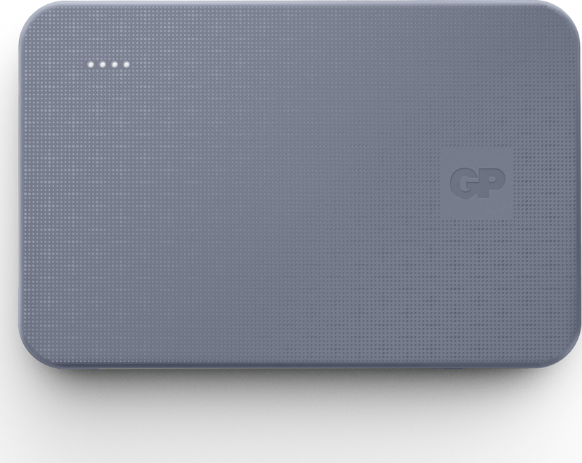 GP Powerbank Plus, 3-porttinen, 5000 mAh, sininen 5000, 18.5mAh Sininen