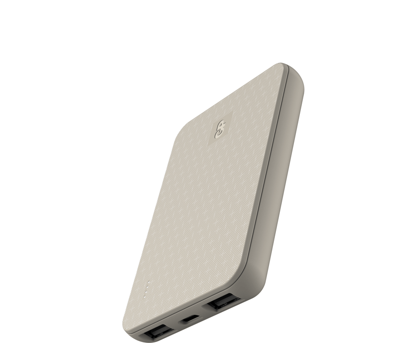 GP Powerbank Plus 3-Port 5000mAh Krem 5000, 18.5mAh Krem