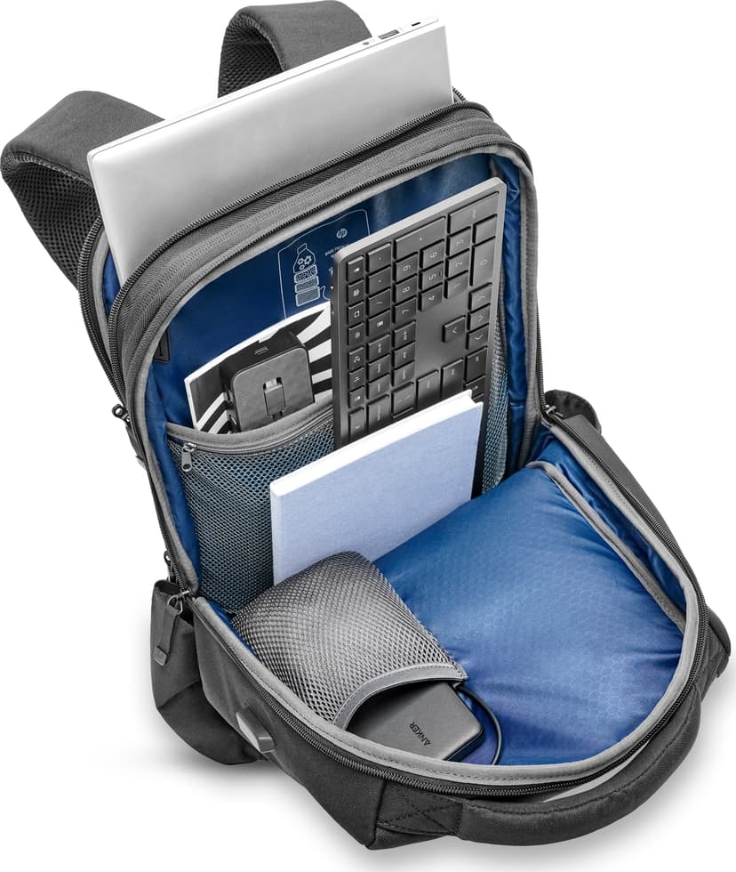 HP Renew-reppu 16" 16.1" Polyesteri Musta