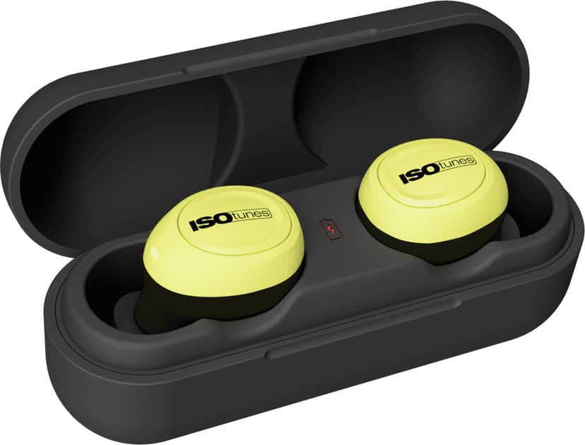 ISOtunes FREE 2.0 Stereo EN 352 Svart, Gul