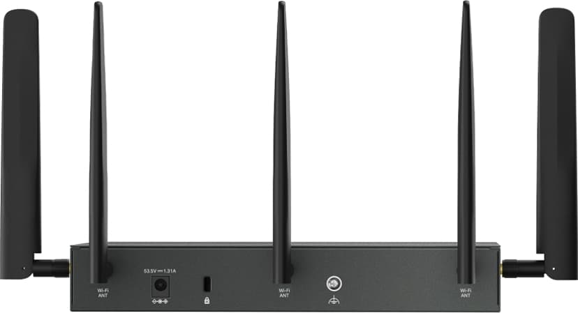 TP-Link Omada ER706WP-4G trådlös router Gigabit Ethernet Dual-band (2,4 GHz / 5 GHz) Svart