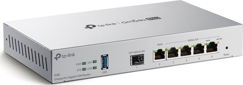 TP-Link Omada Pro G36 langallinen reititin Gigabitti Ethernet Harmaa