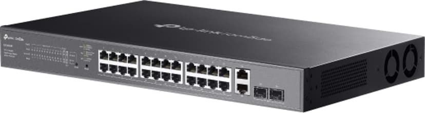 TP-Link Omada ES228GMP nettverkssvitsj Håndtert L2 Gigabit Ethernet (10/100/1000) Strøm over Ethernet (PoE) Sort