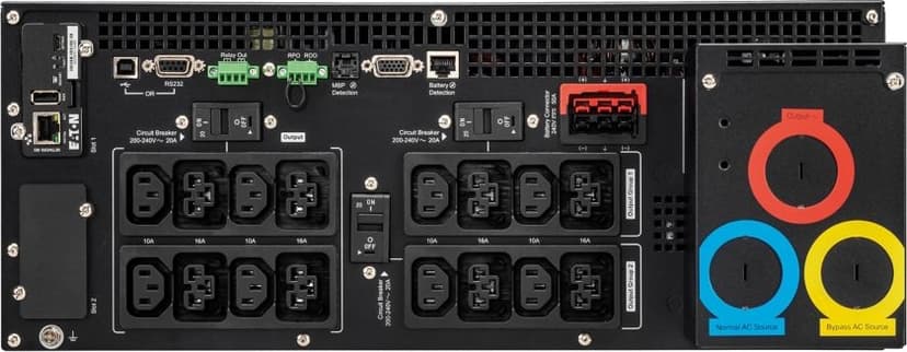 Eaton 9PX8KIRTNG2 UPS-virtalähde Taajuuden kaksoismuunnos (verkossa) 8 kVA 8000 W