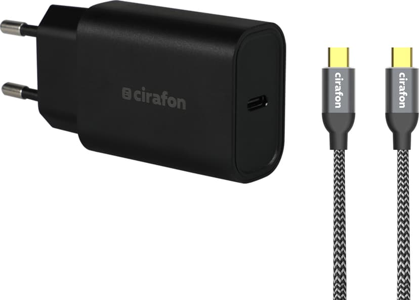 Cirafon IPHONE CHARGER KIT#2025 Svart