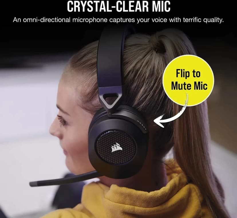 Corsair S65 WIRELESS Gaming Headset Stereo Musta