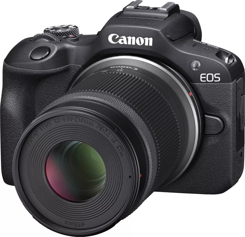 Canon EOS R100 + RF-S 18-45mm f/4.5-6.3 IS STM + RF-S 55-210mm f/5-7.1 IS STM