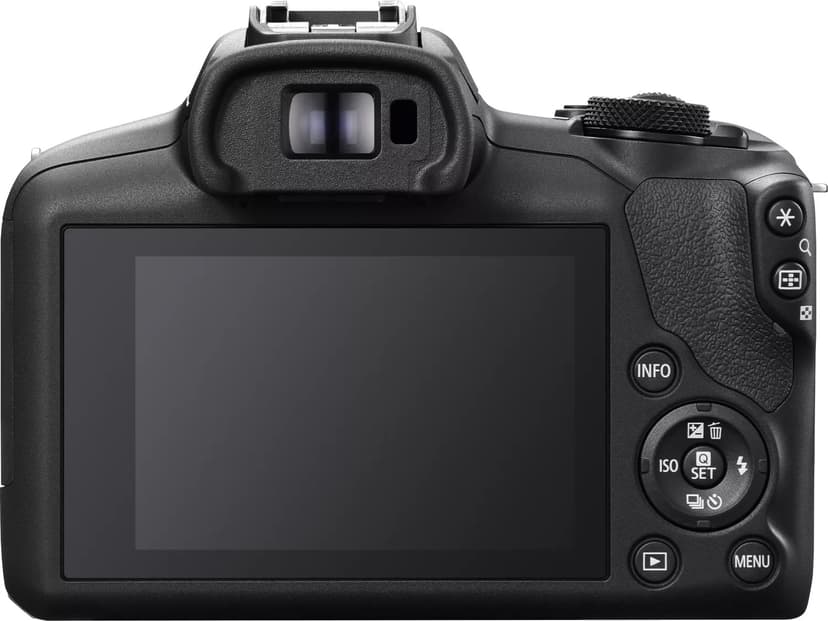 Canon EOS R100 + RF-S 18-45mm f/4.5-6.3 IS STM + RF-S 55-210mm f/5-7.1 IS STM
