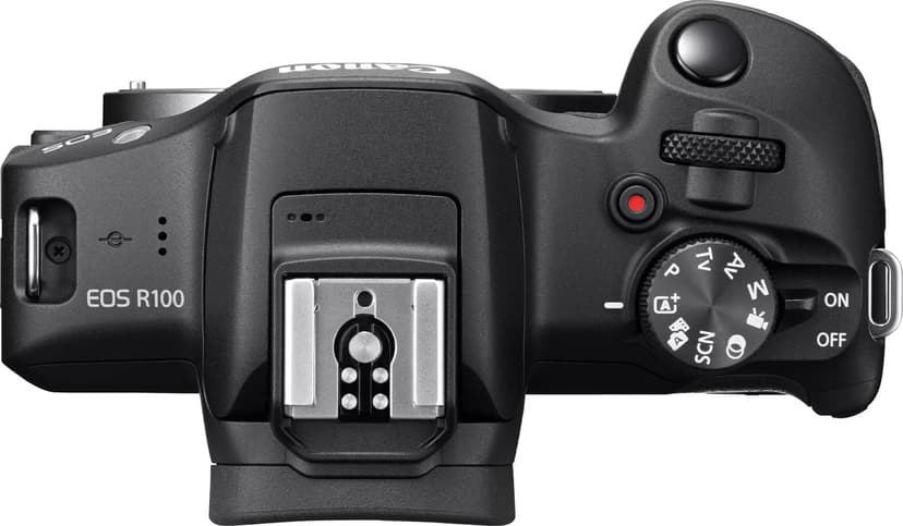 Canon EOS R100 + RF-S 18-45mm f/4.5-6.3 IS STM + RF-S 55-210mm f/5-7.1 IS STM