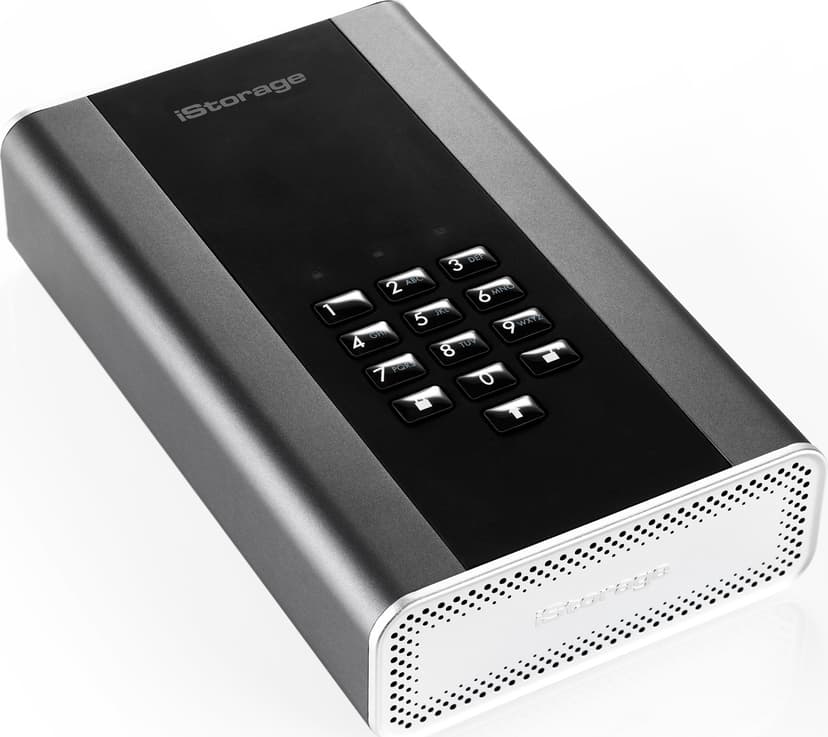Istorage diskAshur DT2 256-BIT 20TB NATO Classified Zwart