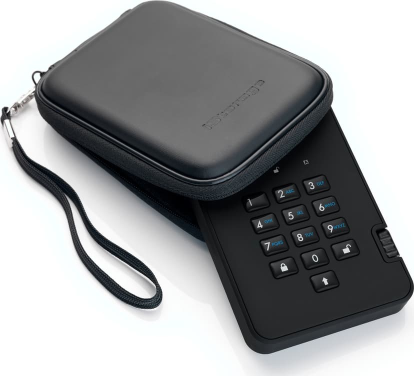 Istorage diskAshur2 SSD 8TB USB-A Svart