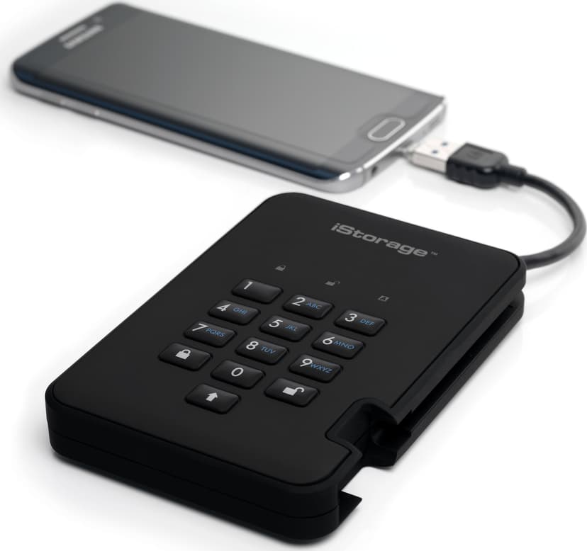 Istorage diskAshur2 SSD 8TB USB-A Svart