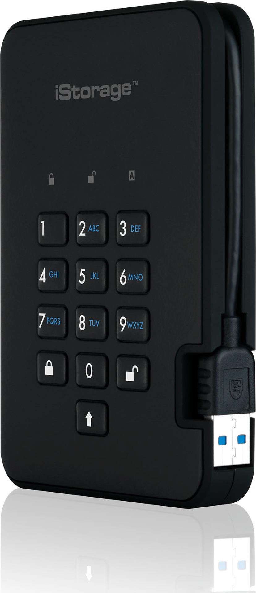 Istorage diskAshur2 SSD 16TB USB-A Musta